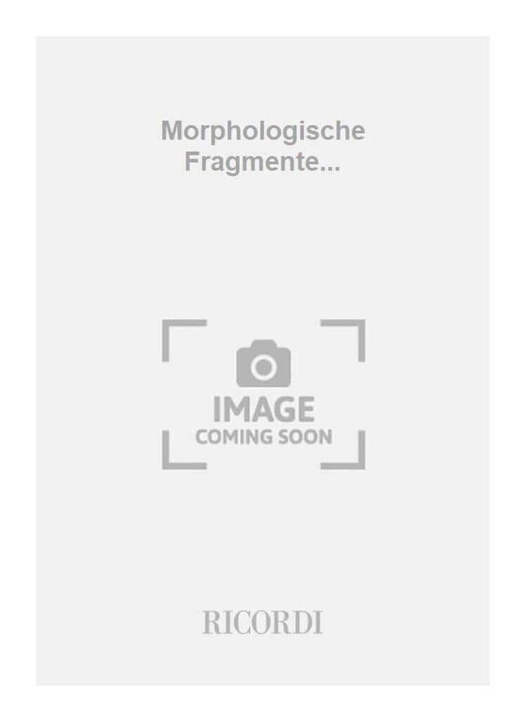Morphologische Fragmente...